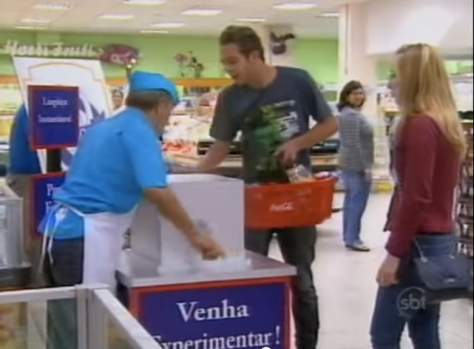 This guy actually gets physical.